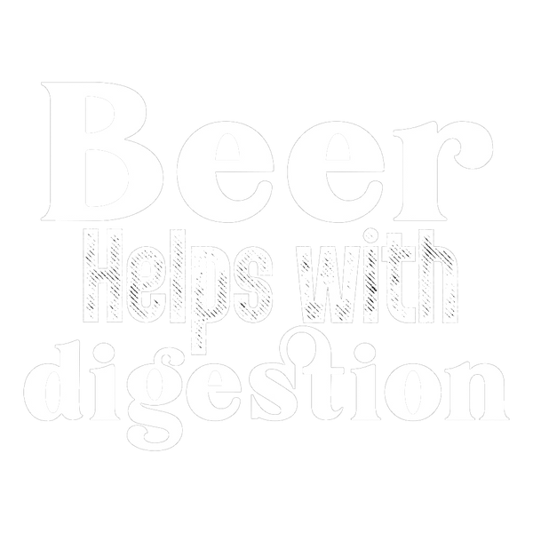 Beer helps with digestion