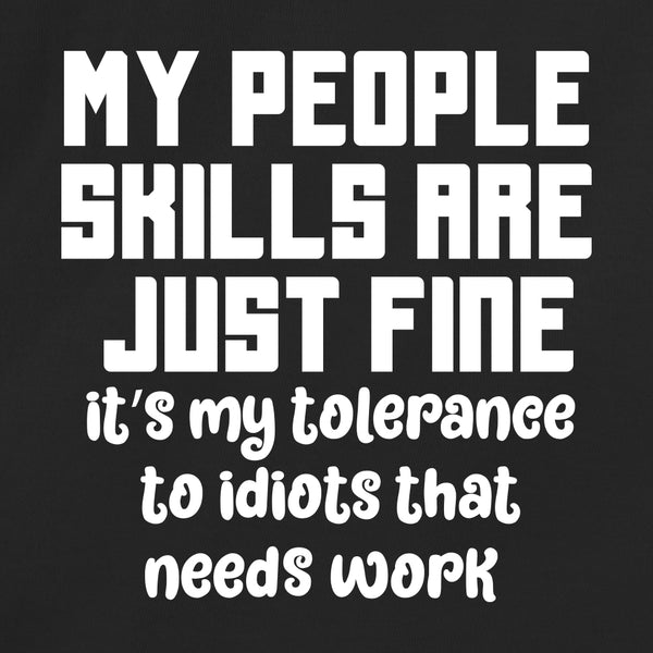 My people skills are just fine